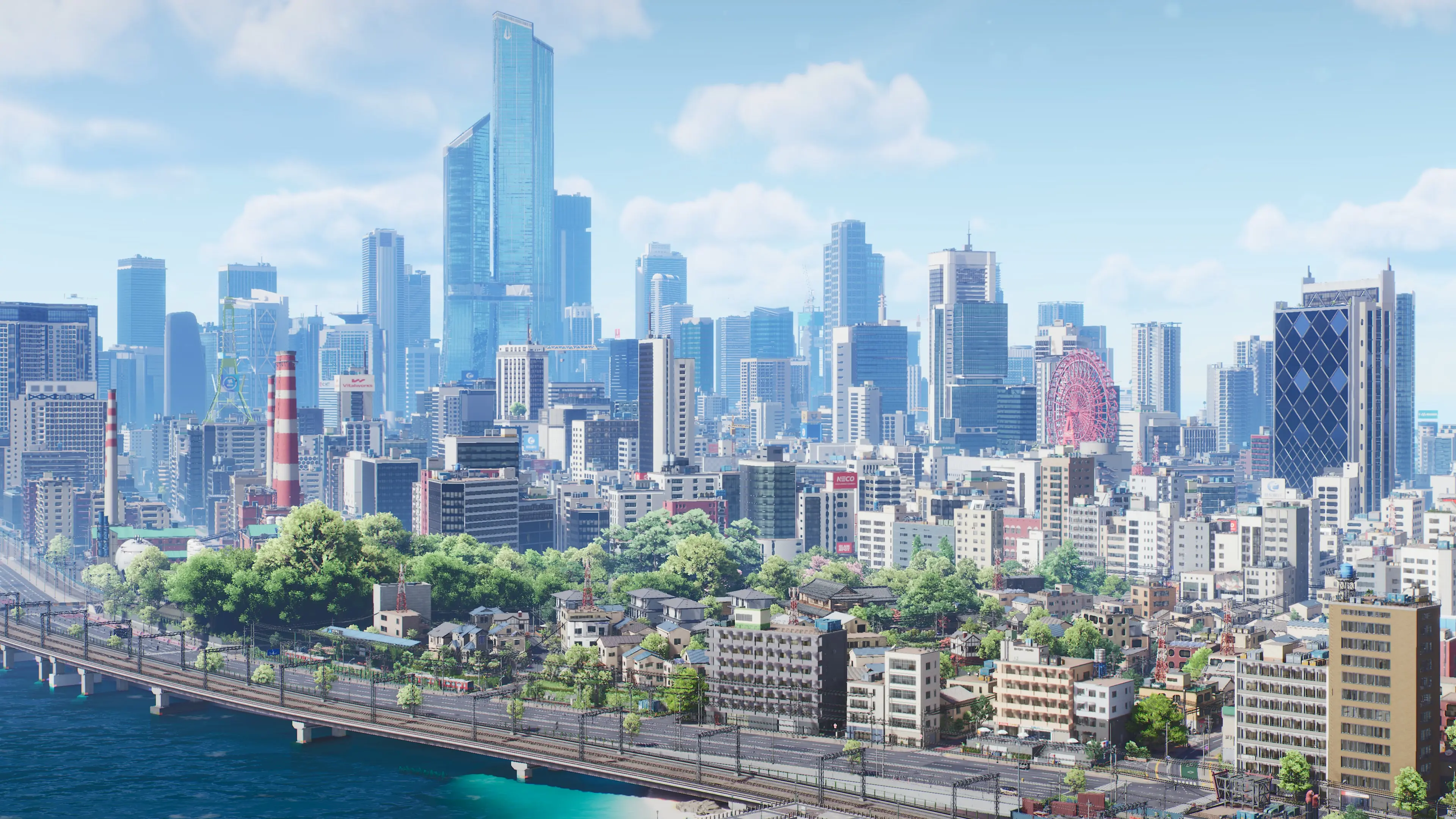 滨水铁路都市