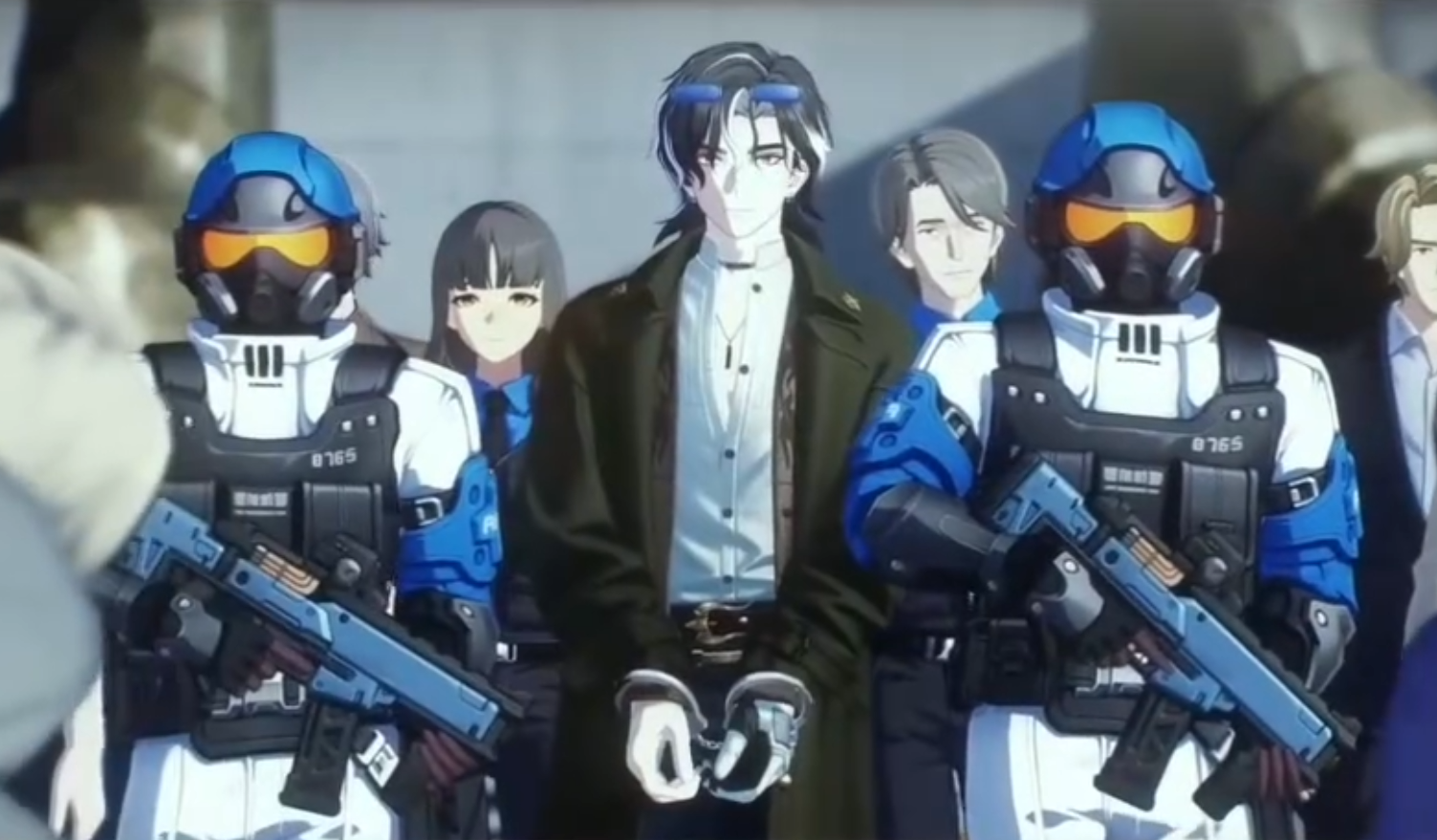 蓝白武装押送单位官方素材